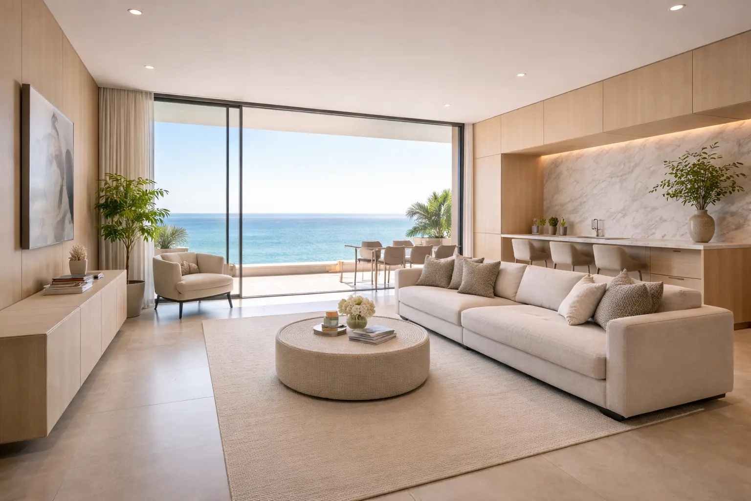 Interior design detail showing high quality finish